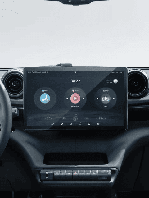 Écran d'infodivertissement 12,8 pouces
