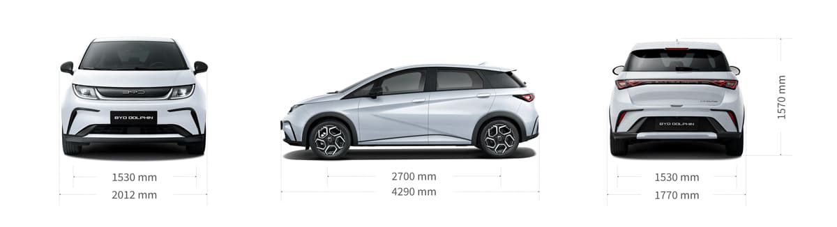 Dimensions BYD Dolphin