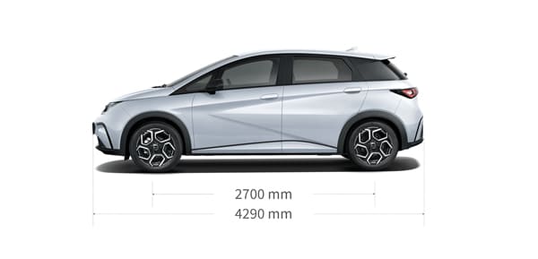Dimensions Profil BYD Dolphin