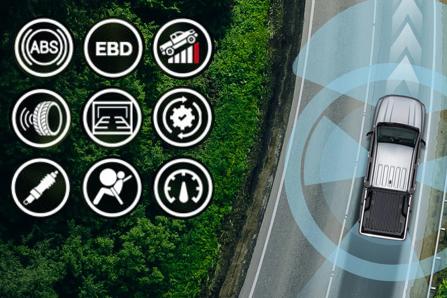 Technologies de sécurité et freinage du JMC Vigus