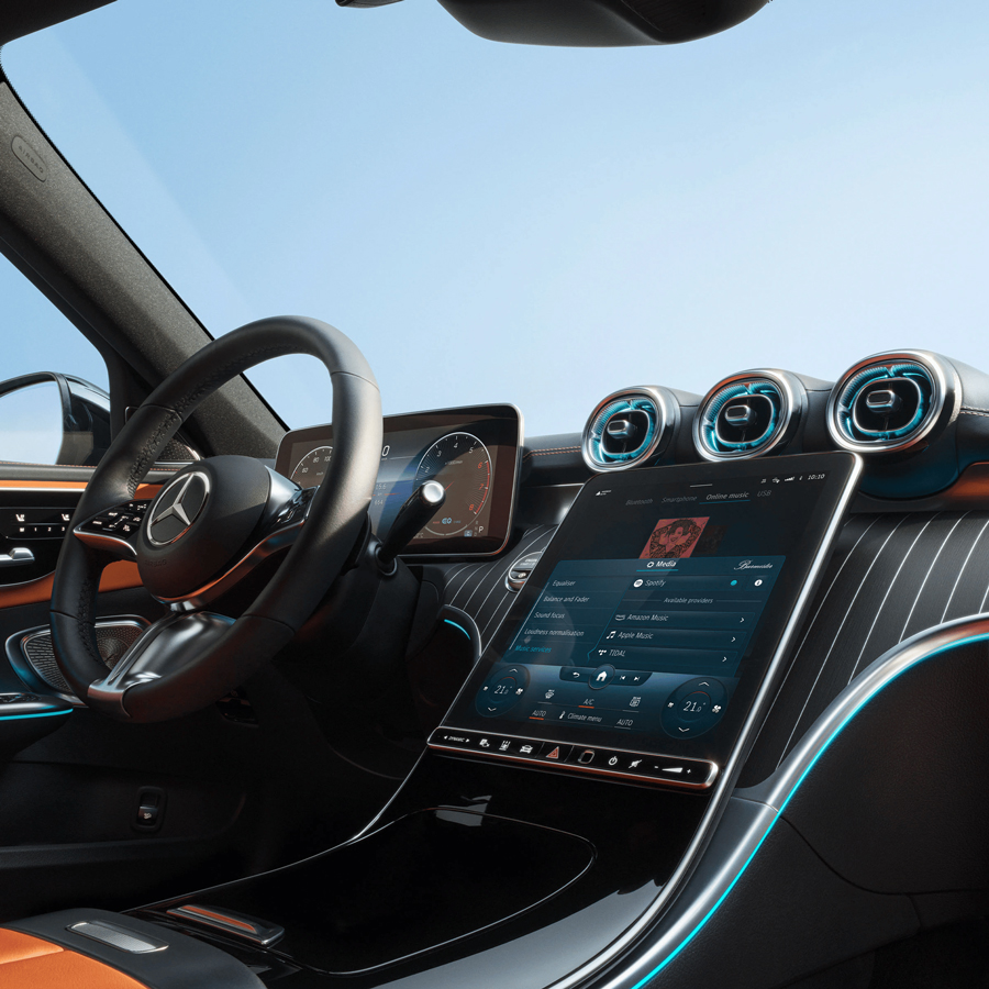 Intérieur MBUX — Mercedes-Benz Classe C