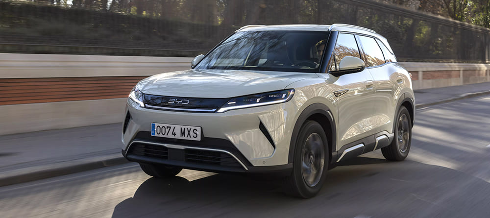 BYD ATTO 2 en mouvement